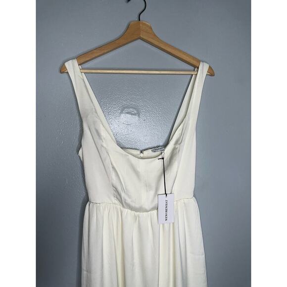 WeWoreWhat × Revolve Satin Charmeuse Corset Midi Dress NWT Women's Size Medium - Picture 4 of 11